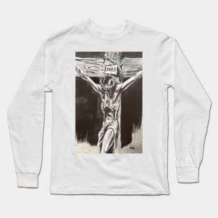 JESUS ON THE CROSS Long Sleeve T-Shirt